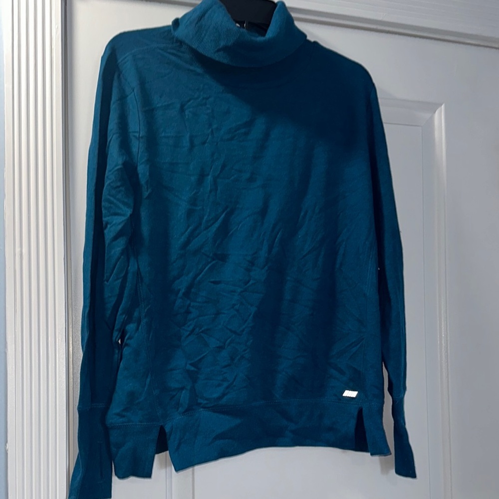 Amazon essentials Teal Turtleneck Sweater